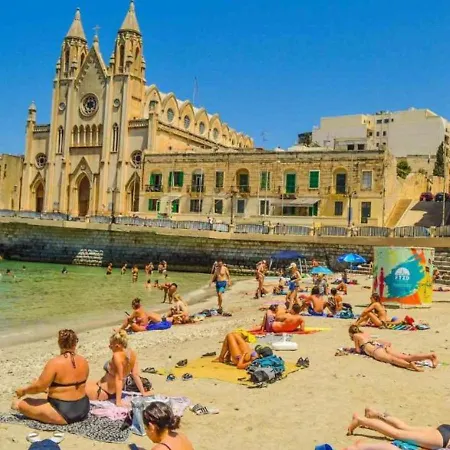Apartment Bayview Seafront 4 San Ġiljan